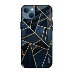 Qrioh Abstract Tiles Glass case for Apple iPhone 13 mini