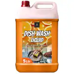 BLISS & BLUSH Dishwash Liquid 5 Liter Orange | Baby Safe, Skin Safe, Pet Safe | Eco-Friendly, Non-Toxic, Biodegradable