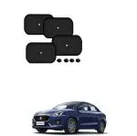 Auto Dean Car Sun Shades for Maruti Suzuki Swift Dzire (Black)