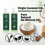 NatureZest Virgin Coconut Oil Pack of 2, (200ml, 200ml)