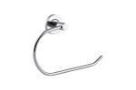 Rawk Stainless Steel U-Half Towel Ring for Hanging Towels,Towel Hanger for Bathroom,Napkin Holder,Napkin-Towel Hanger,Bathroom Accessories with Fitting Screws (Silver, Pack of 1, Chrome Polish)