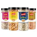 YUM YUM Dry Fruits Combo Pack 1Kg (Cashew 250g, Raisins 250g, Pista 250g, Anjeer Figs 250g) Jar Each