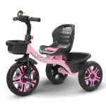 Baybee Baby Tricycle for Kids, Smart Plug & Play Kids Cycle with Eva Wheels, Bell, Storage Baskets & High Backrest | Kids Tricycle Trike | Baby Cycle for Kids 2 to 5 Years Boy Girl (TRIXG Pink)…