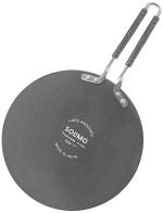 RBGIIT Hard Anozied Roti Paratha Phulka Tawa, 27.5 cm Diameter with Riveted Sturdy Handle - 5.25 mm Thickness, RC-54