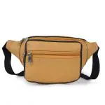 CIMONI Genuine Leather Stylish Fancy Design Hiking Zip Pouch Document Money Phone Sport Chest and Waist Bag for Men