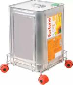 WELLCOOK Stainless Steel Standard Oil Container Trolley/Dabba Trolly - Easy to Move - Wheel Trolley (Multi Color)