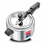 Prestige Svachh Tri-ply Inner Lid Pressure Cooker 3.5L Three-Layer Design|Visual Pressure Indicator|Gas And Induction Compatible|Silver