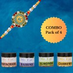 MR. EAT Dry Fruits Rakhi Combo Festival Of Raksha Bandhan Gift Pack (4*150gm)
