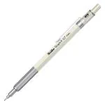 Scrikss Office Graph-X Ivory Satin Chrome Plated Mechanical Pencil with 0.7mm Lead of Grade 2B, Mini Interchangeable Eraser, Push Mechanism, Chrome Plated Swing Grip, 71332