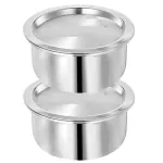 SHINI LIFESTYLE Aluminium Bhagona, Patila, Tope, Pateli, Tope Milk Pot 20cm