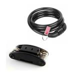 FASTPED Black Alloy Steel Multi-Purpose Heavy Number Lock And 15 In 1 Multi Function Toolkit (Set Of 2)