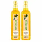 Agrofield 2L Cold Pressed Natural Virgin Safflower Oil (1000 ml)|Natural|Chemical Free