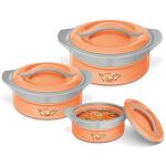 MILTON Milton Zenith Jr Casserole Set of 3(Colour May Very) Pack of 3 Serve Casserole Set (500 ml, 1000 ml, 1500 ml)
