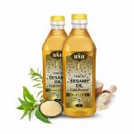 BNB Cold Pressed Virgin Pure & Natural Sesame / Gingelly / Till Oil 2 Liter for Cooking & Puja Use