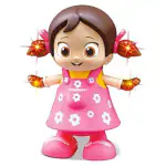 MontyMaestro Toys- Musical Dancing Doll for Girls| Musical Doll with Flashing Lights, Musical Dancing Doll Toys for Babies, Walking, Singing Doll Musical Toys for 3+ Years Kids (Multicolor) (Pink Doll)