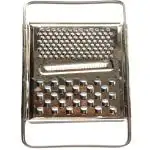 SNOWPEARL Stainless Steel 3 in 1 Universal Grater | Coarse, Fine, and Slices, Ideal Hand Held Grater for Fruits, Vegetables, Cheese & More | Dishwasher Safe, Easy to Store, Horizontal Shredder