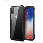 ANKIRANT Apple iPhone X, XS Transparent Black Bumper Plastic Hybrid Crystal Clear Camera Protect Airbag Design All Side 360 Degree Protection Back Cover