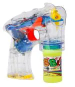 SHENKY Bubble Gun with LED Lights and Music for Kids (36 Months-12 Years)