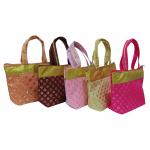 Ganpati Bags Hand Stiched Crafted Patola Traditional Purse for Ladies Shagun Potli Pouch Engagement Pooja Wedding Return Gifts for Women Favor Bags Pack Of 5