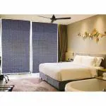 AANGAD Roll up Bamboo Curtain/Blinds for Window and Balcony-Indoor & Outdoor Use, (Light Brown) (8 X 8 Feet)!