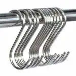 KUBAVA Stainless Steel S Shaped Hooks for Kitchen, Home, Bathroom, Office, Multipurpose Use, Heavy Duty, (Pack of 12)