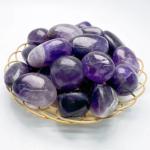 Crystal Divine Amethyst Chakra Healing Stones Crystal Tumble Stone For Vastu Item Decorative Items & Home Decor Items Crystal Showpieces For Feng Shui Office Decor Table Decor Meditation Item Gifts