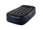Intex Inflatable Dura-Beam Standard Airbed with Fiber-Tech Technology Built-in Pillow & Electric Pump, Single Bed