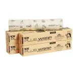 TDS PLUS WRAP 30 Meter Food Wrapping BUtter Paper Roll (Brown Print, Pack 4) || 100% Food Safe