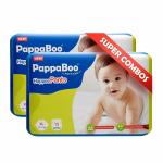PappaBoo Premium Happee Pants |All Round Protection, 0% Leakage, 100% Safe | Extra Large Size Baby Diapers (12-17kg), 30 Count (Pack of 2)