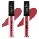 Fizzy Fern Long Lasting Matte Liquid Lipstick,Transferproof, Smudge Proof, ( 39 - Pastel Petal + 41 - Mulberry Muse, Each 6 ML)