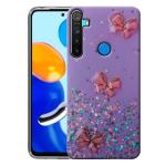 SROCK Realme 5, Realme 5i, Realme 5s Back Case Cover for Girls | Sparkle Glitter | Stylish | Partywear | for Ladies Women Back Case Cover for Realme 5, Realme 5i, Realme 5s- Purple