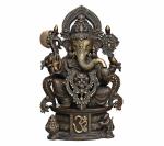 Idol Collections Multicolor Brass Large Ganesha Idol Ganpati, 23 Inch