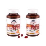 Berryheal - Sea Buckthorn Whole Berry Oil Capsules (Pack of 2), (100% Vegan) Rich Source of Omegas 3,6,7,9 & Vitamins A, C & E, B, D & K, Supports Whole Body Wellness, 30 Capsules 500MG each