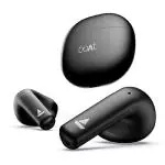 boAt Airdopes Atom 81 TWS Earbuds with Upto 50H Playtime, Quad Mics ENx Tech. 13 MM Drivers, Super low latency (50 ms), ASAP Charge, BT v5.3 (Opal Black)