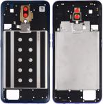 FRIENDZZWORLD Fluorite Purple Plastic Middle With Side Keys Ring Frame Bezel Plate Back Panel For Oppo F11 Middle