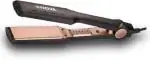 NOVA Temperature Control Professional Nano Titanium Coated NHS 901 Hair Straightener - Black Gold