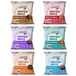 Insane Fit Protein Balls Assorted 60g x 6 | Plant Protein | Probiotics | Loaded with Quinoa Cocoa Oats Cinnamon & Cashews | No Added Sugar