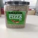 Snapin Oregano Pizza Seasoning Institutional Pet Jar