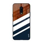 Qrioh Bold Stripes Glass case for OnePlus 6T