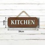 Chalk My Theme Wooden Kitchen Sign Board Door and Wall Hanging | Kitchen Interior For Home, Office, Hotel, Café, and Restaurant | Kitchen Décor | Kitchen Decoration Items 15 X 5 Inches