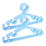 Kuber Industries Kids Hanger | Plastic Baby Clothes Hanger | Hanger for Wardrobe | Kids Hangers for Clothes | Hanger for clothes | Mizano Kids Hangers | 10 Piece | Sky Blue