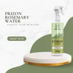 Prizon Rosemary Water Hair Spray | With 100% Natural Rosemary Extract, Rice Water & Hyaluronic Acid | For Hair Growth, Hair Fall Control, Hair Conditioning & Hair Shine | Men & Women, 200ml