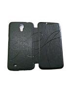 CLUBCLASSY Synthetic Leather flip Cover case Brown Compatible for Samsung Galaxy Mega 6.3 / I9200 / I9205