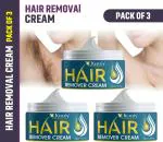 KURAIY Hair Removal Cream Painless Permanant Hair Remover Armpit Legs Arms Skin Care Body Care Depilatory Cream Pack of 3