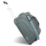 NOVEX Solo Grey Soft Sided 2 Wheel Travel Duffle Trolley Bag 20 Inch