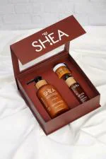 Beauty Garage Shea Hair Care Gift Set (Shampoo 300ml, Oil 50ml, Hair mask 50ml)