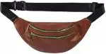 poprex Waist Bag for Men Women | Stylish Lightweight PU Leather | Casual Hip Bag, Waterproof Phone Pouch | Chest, Waist Sling Bag