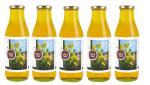 Earthy Tales Yellow Mustard/Sarso Oil | Organic Wooden Cold Pressed | Cooking |Unrefined | Kolhu | Kacchi Ghani | Chekku - 5 Liter(1 Liter X 5 Bottle)- Rich in Antioxidants