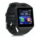 Savvy Bucket DZ09 SMARTWATCH BLACK ( BLACK STRAP, FREESIZE)