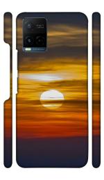 YAPZONE Cool Sunset Theme Background |Designer Printed Hard Back Cover for Vivo Y21 / Y21A / Y21T / Y21E Premium & Attractive Case for Your Smartphone